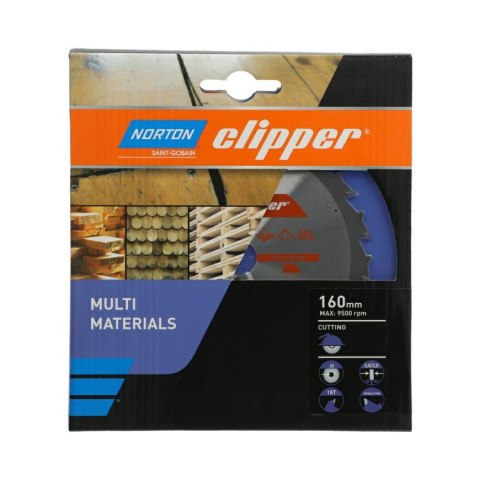 NORTON PIŁA TARCZOWA 160mm x 20mm x 16z MULTI MATERIALS DEMOLITION (3,0/2,0) %%%