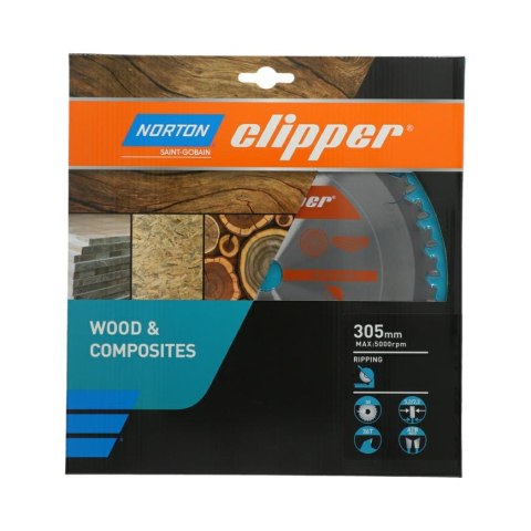NORTON PIŁA TARCZOWA 305mm x 30mm x 36z DREWNO I KOMPOZYTY ATB Neg (3,2 / 2,2) %%%