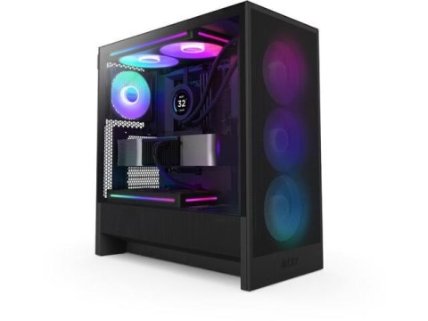 Obudowa NZXT H5 Flow RGB (2024) Midi Tower z oknem Czarna