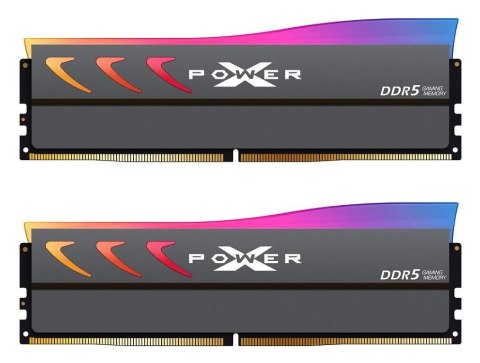 Pamięć DDR5 Silicon Power XPOWER Storm RGB Gaming 32GB (2x16GB) 6400MHz CL32 1.4V UDIMM Gray