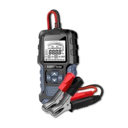 Tester cyfrowy Qoltec akumulatora z wyświetlaczem LCD | 12V | 24V | 3Ah-400Ah