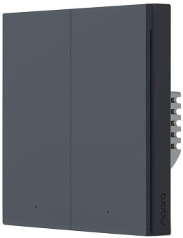 Aqara Smart Wall Switch H1 Szary podwójny bez przewodu neutralnego