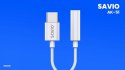 Adapter USB-C - Mini Jack 3,5mm, Xiaomi, Huawei, Oppo, AK-51