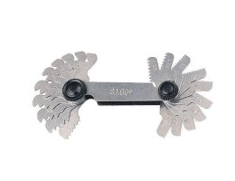 WZORNIK GWINTU 0,25-6,0mm+4G-62G /52szt GWINTY METRYCZNE + CALOWE.