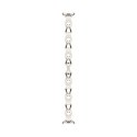 Opaska Smartband 8 Chain Strap White