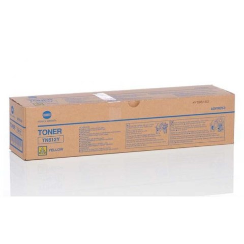 Konica Minolta oryginalny toner A0VW250, TN612Y, yellow, 26000s