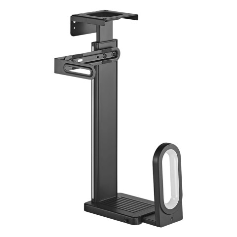 Ultradesk FLANK Uchwyt komputerowy pod blat biurka, RGB