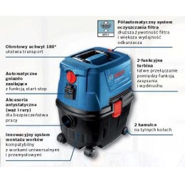 BOSCH ODKURZACZ GAS 15 PS AUTOMATYCZNE GNIAZO ZASILAJĄCE.