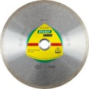 KLINGSPOR TARCZA DIAMENTOWA PEŁNA 125mm x 1,6mm x 22,2mm DT600F SUPRA, DO CERAMIKI