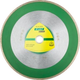 KLINGSPOR TARCZA DIAMENTOWA PEŁNA 300mm x 2,0mm x 30/25,4mm DT600F DO CERAMIKI