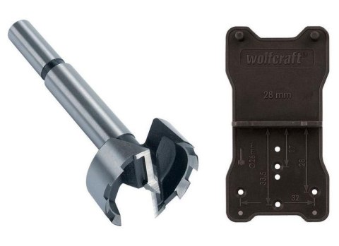 WOLFCRAFT WIERTŁO FORSTNER 35mm+SZABLON