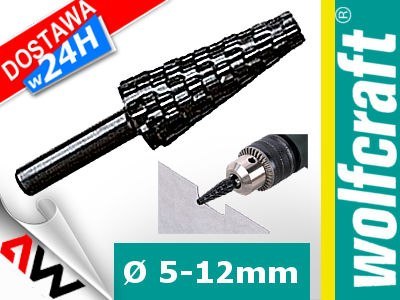 WOLFCRAFT ZDZIERAK DO MET.STOŻEK 5-12x35