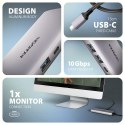 HMC-6G2L Wieloportovy hub 2xUSB-A HDMI4K 1x USB-C PD100W USB-C LAN