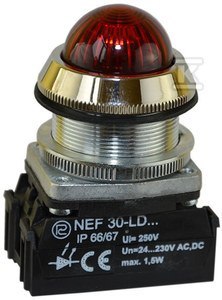 LAMP.NEF30LE/24V CZERWONA