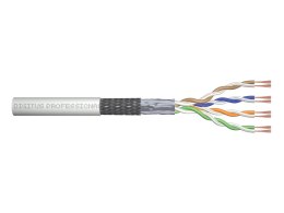 Kabel teleinformatyczny patchcordowy kat.5e, SF/UTP, linka, AWG 26/7, PVC, 100m, szary, karton