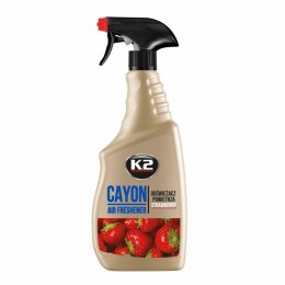 K2 ODŚWIEŻACZ POWIETRZA. CAYON 700 ATOM TRUSKAWKA 700ML