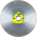 KLINGSPOR TARCZA DIAMENTOWA PEŁNA 125mm x 1,4mm x 22,2mm DT900FL SUPRA, GRES, SPECIAL,SUCHO, MOKRO