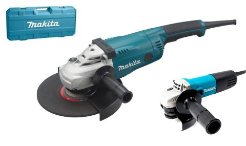 MAKITA.SZLIFIERKA KĄTOWA ZESTAW COMBO DK0053 (GA9020+9558HNR) WALIZKA