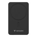 Verbatim, powerbank z ładowaniem bezprzewodowym, 5V, ładowanie telefonu, 32225, 5000mAh, Mocowanie magnetyczne, Czarny