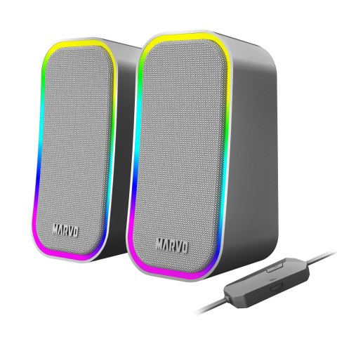 Marvo głośniki HAVOC 20GY, 6W, szary, podświetlane