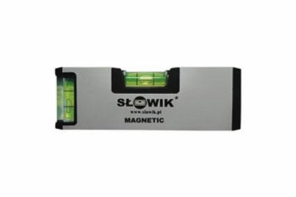 SŁOWIK POZIOMNICA ANODOWANA PK2 140mm MINI KIESZONKOWA