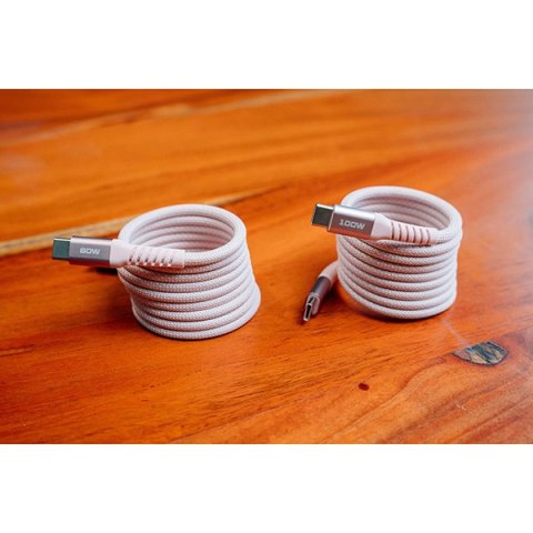 Verbatim USB kabel USB C (M) - USB C (M), 100W, 1.2m, magnetyczny, różowy, box, 31857