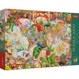 Puzzle 1000 elementów Antyczna mapa świata