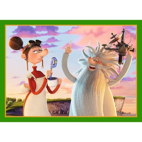 Puzzle 4w1 Świat Smoka Diplodoka