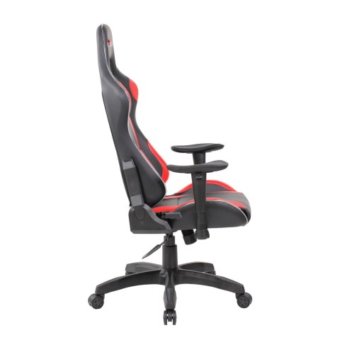 Dla gracza fotel Red Fighter C8, czarna, odczepiany zagłówek, podświetlenie RGB, EOL