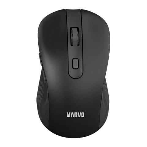 Marvo KC411W BK klawiatura US, czarna z myszką bezprzewodową, biurowy