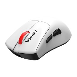 Marvo MONKA RAPID Mysz biała, 12000DPI, Tri-Mode