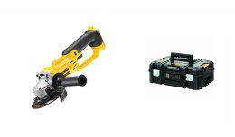 DEWALT SZLIFIERKA KĄTOWA 18V LI-ION 125mm BEZ AKUMULATORÓW I ŁADOWARKI WALIZKA TSTAK DCG412NT