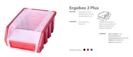 ERGOBOX PLUS 2 NIEBIESKI, 118 x 161 x 75mm