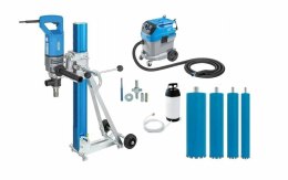 BAIER WIERTNICA DIAMENTOWA BDB 825 KPL +ODKURZACZ BSS606L+KORONY 82,132,172,200x450mm + HYDRONETKA + ZESTAW MOCUJĄCY