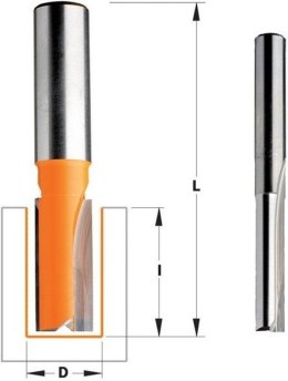 CMT FREZ HM D= 5 I=12 L=50,8 S=8 PROSTY, KRÓTKI.