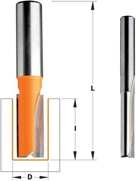 CMT FREZ HM D= 5 I=12 L=50,8 S=8 PROSTY, KRÓTKI.