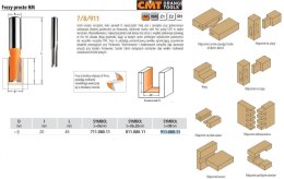 CMT FREZ HM D= 8 I=20 L=48 S=8 PROSTY, KRÓTKI.