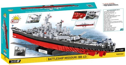 Klocki Historical Collection Battleship Missouri (BB-63)