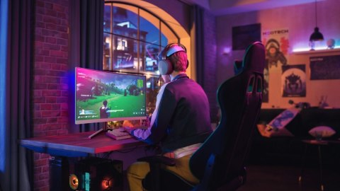 Monitor 27 cali 27M2C5501 Curved VA 180Hz HDMIx2 DP HAS Ambiglow