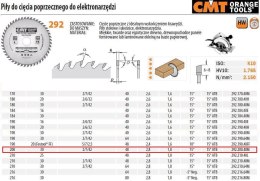PIŁA DO CIĘCIA POPRZECZNEGO, OBRÓBKA WYKAŃCZAJĄCA HM 200x30x2,8/1,8 Z=48