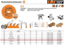 PIŁA UNIWERSALNA ITK D=184 F=30 Z=40 K=1,7/1,1 ULTRACIENKA