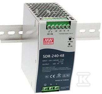 ZASIL.NA SZYNĘ DIN 240W 24V 10A