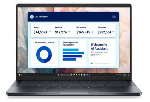 Laptop Dell Pro 14 Premium PA14250 W11P Ultra 5 236V/16GB/512GB CL35/14.0 FHD+ 400nit/Arc/FgrPr/Cams&Mic/WLAN+BT/BcklKb/3C/vPro/