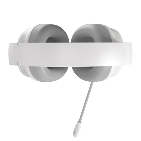 Marvo MONKA ECHO RS słuchawki z mikrofonem, biała, podświetlona, Tri-mode