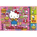 Puzzle 2x200 elementów Hello Kitty i przyjaciele