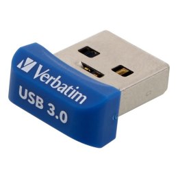 Verbatim USB flash disk, USB 3.0, 16GB, Nano, Store N Stay, niebieski, 98709, USB A