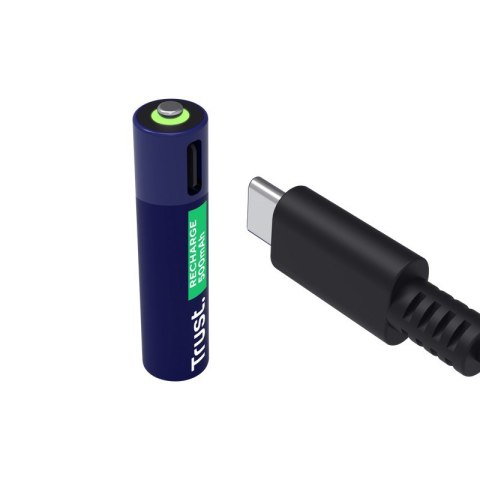 Baterie akumulatory 2 sztuki AAA USB-C