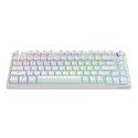 Klawiatura mechaniczna bezprzewodowa PHENIX WHITE Gateron Yellow, ABS