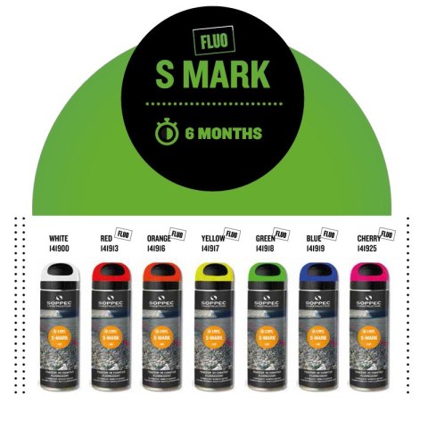 SOPPEC SPRAY GEODEZYJNY S-MARK ZIELONY 500ML
