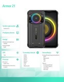 Smartfon Armor 21 4G 8/256GB IP69K głośnik 122dB RGB Czarny
